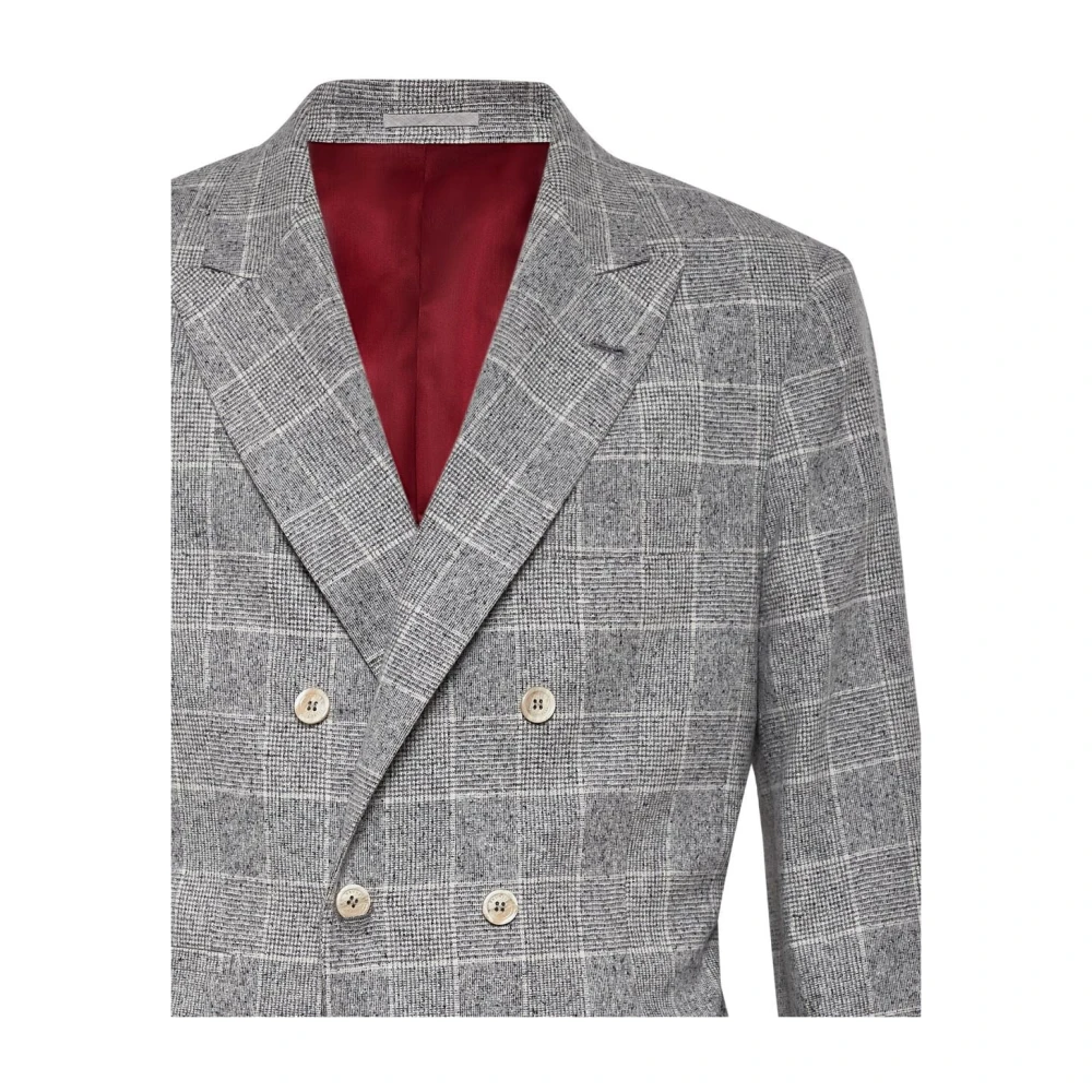 BRUNELLO CUCINELLI Stijlvolle Jassen voor Mannen Gray Heren