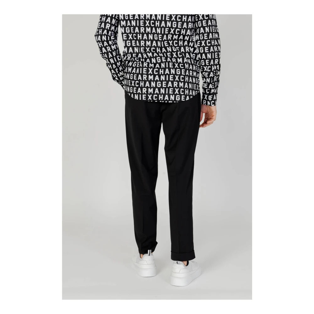 Antony Morato Zwarte broek met rits en knoopsluiting Black Heren