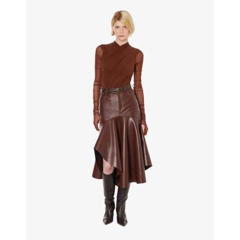 Philosophy di Lorenzo Serafini Tule Body Lorenzo Serafi Bruin Brown Dames