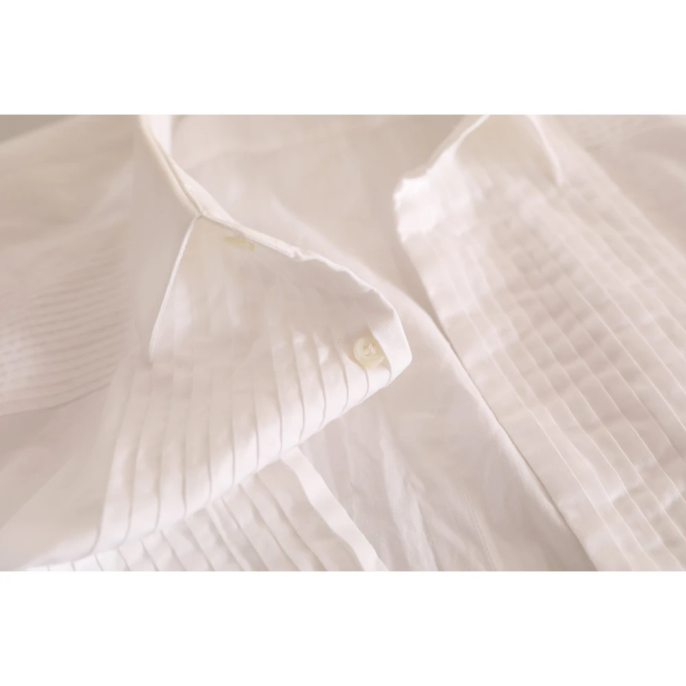Dolce & Gabbana Elegant wit Slim Fit overhemd White Heren