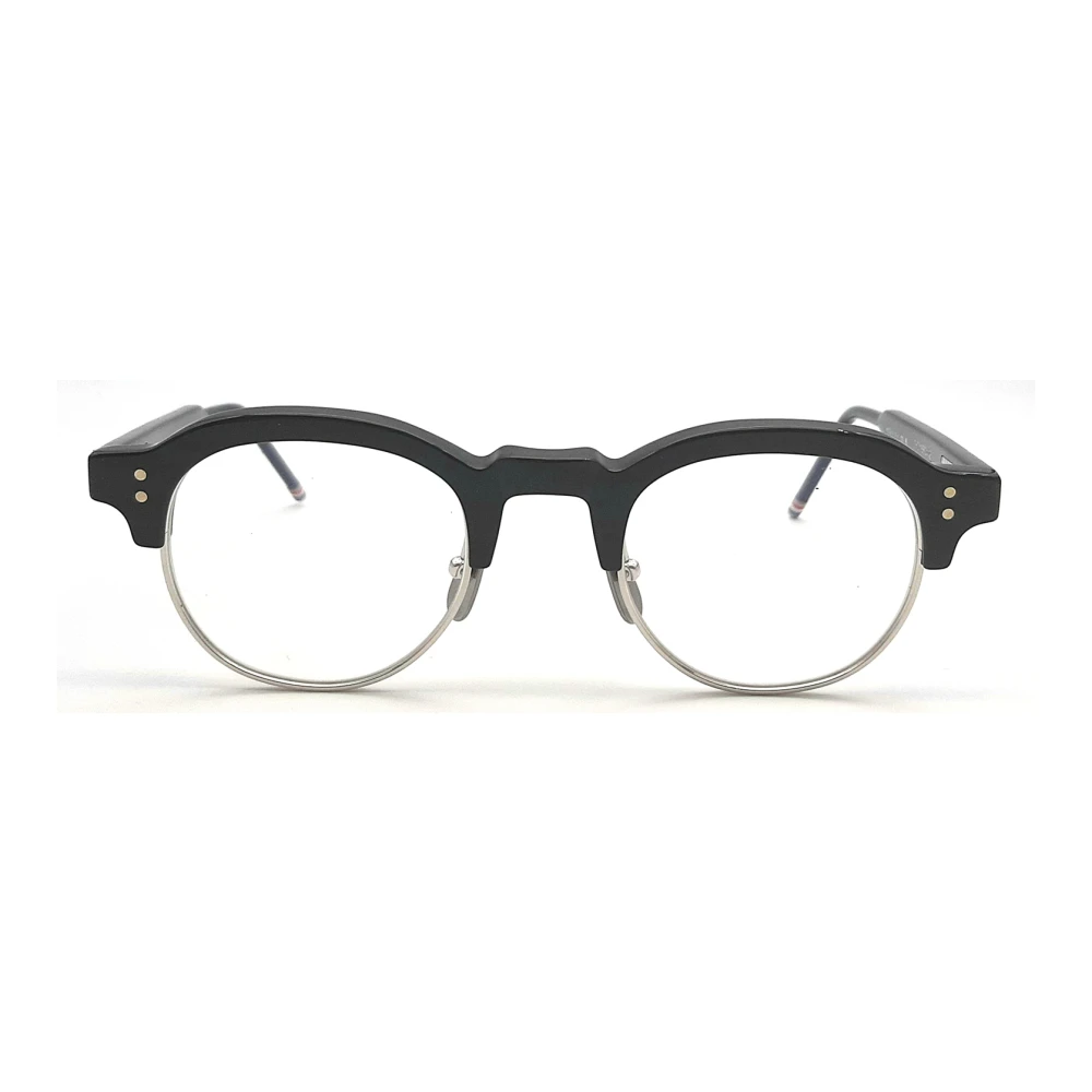 Thom Browne Stijlvol Zwart Leren Portemonnee Black Unisex