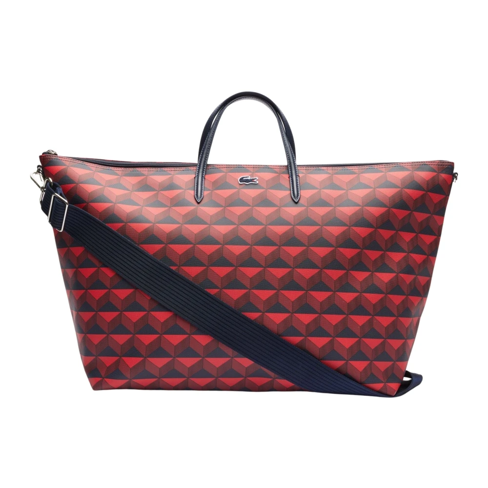 Lacoste Seizoensgebonden Concept Shopper Henne Marine Red Dames
