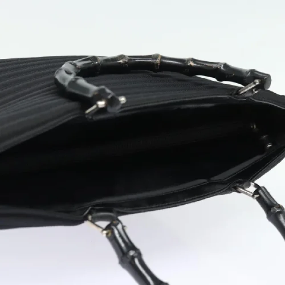 Gucci Vintage Pre-owned Nylon handbags Black Dames