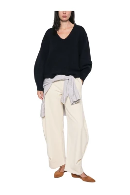Puff Sleeve V-Neck