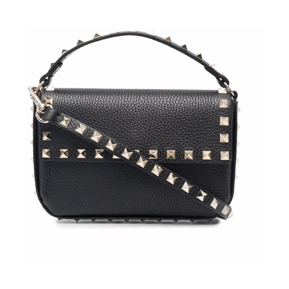 Valentino Garavani Women's Black Rockstud Mini Bag - Mini Bags - One Size - Bags