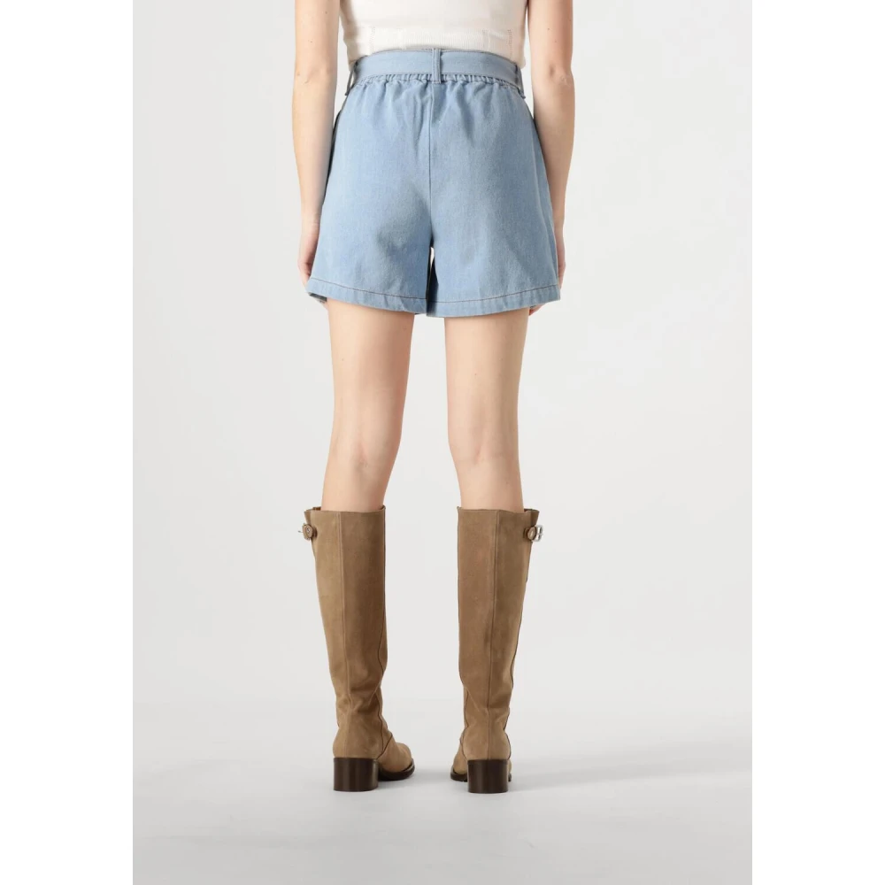Est'Seven Blauwe veelzijdige shorts voor vrouwen Blue Dames