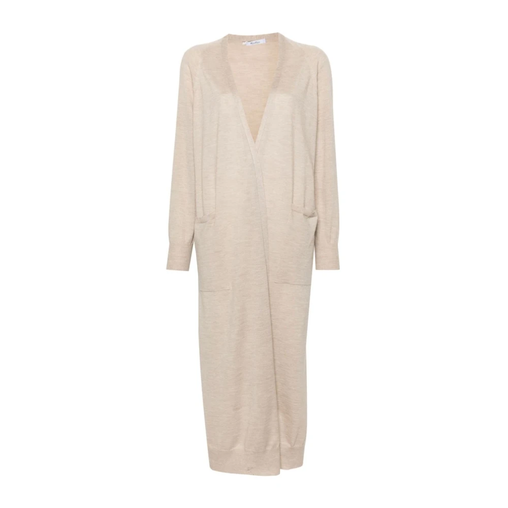 Beige Cashmere Lang Strikkegenser