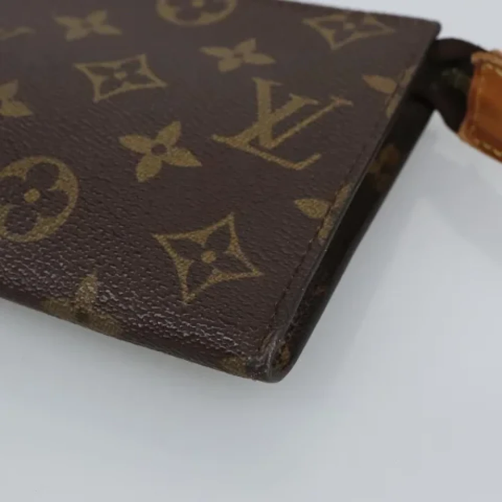 Louis Vuitton Vintage Pre-owned Canvas pouches Brown Dames
