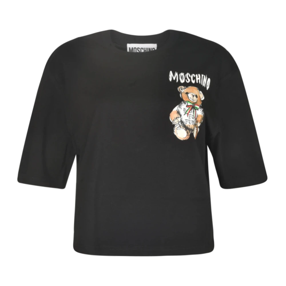 Moschino Designer T-shirts en Polos Black Dames