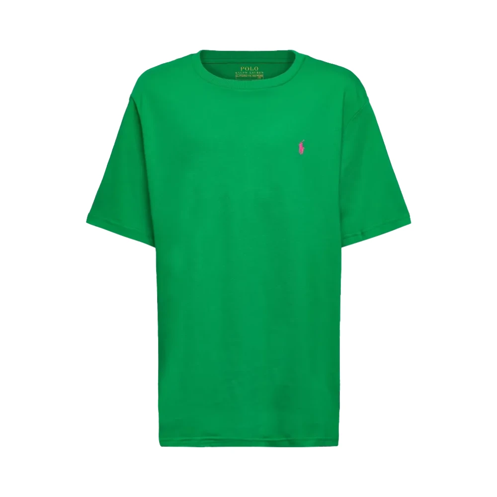 Ralph Lauren Groen T-shirt Geborduurde Pony Green Dames