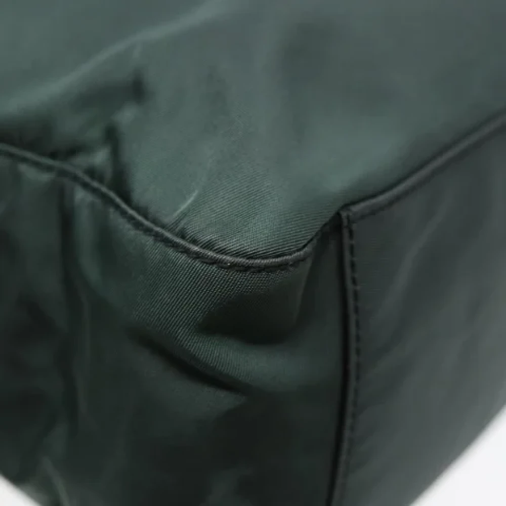 Prada Vintage Pre-owned Fabric totes Green Dames