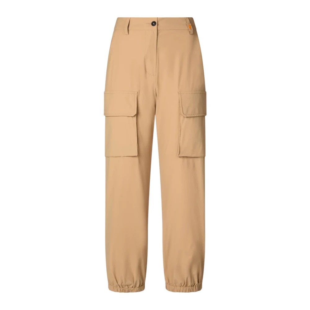 Save The Duck Tapered Trousers Beige Dames