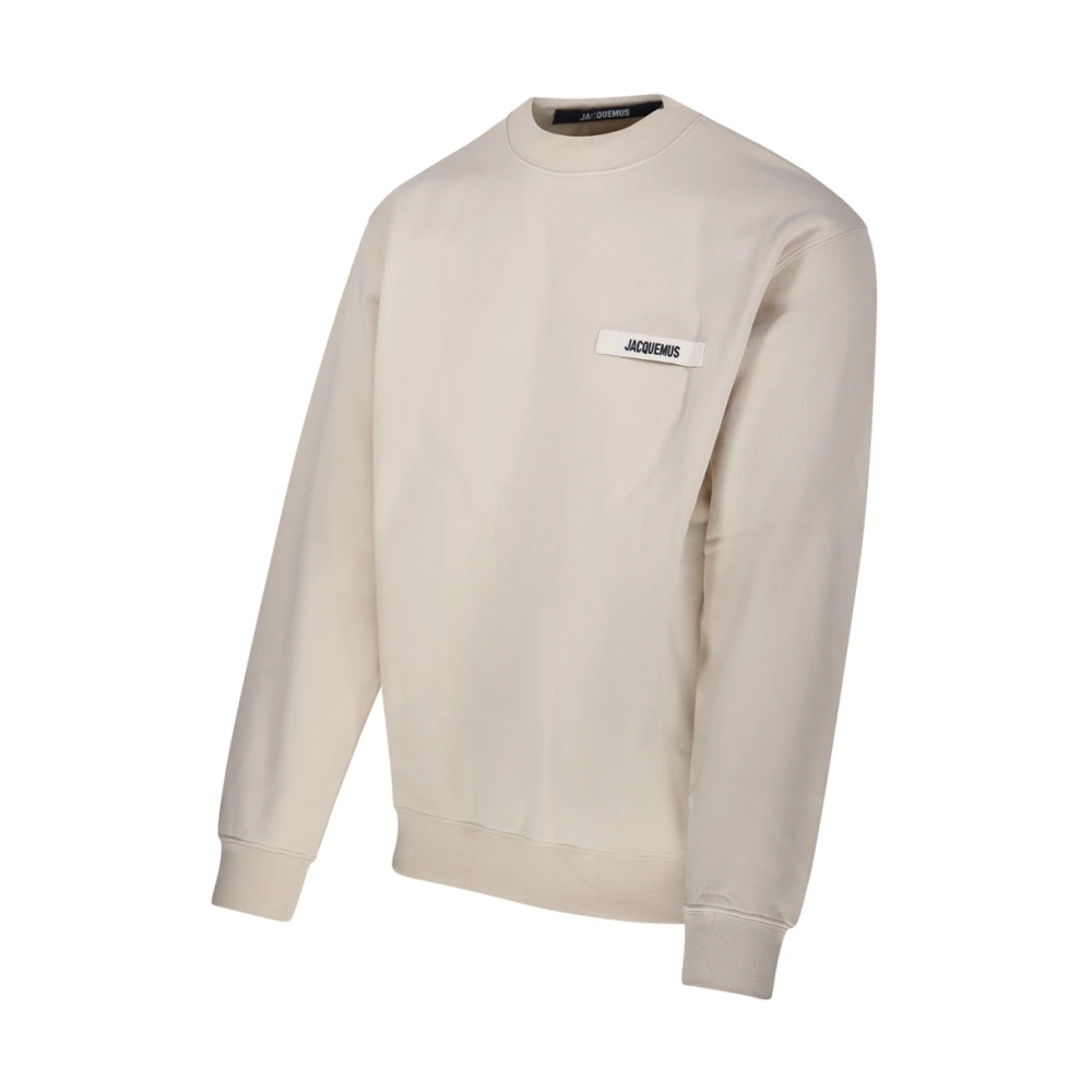 Jacquemus Gros Grain Sweatshirt voor Mannen Beige Heren