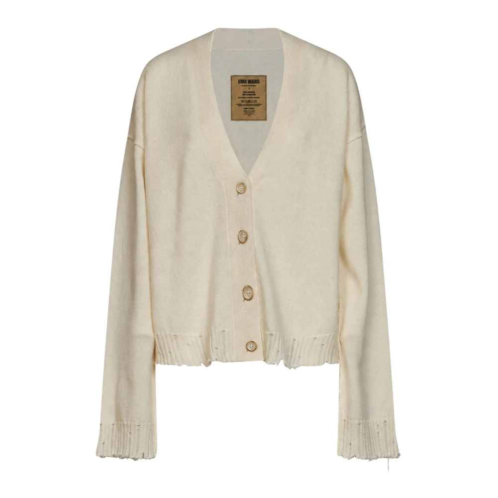 Uma Wang Donna Bianco Maglie, M, New,