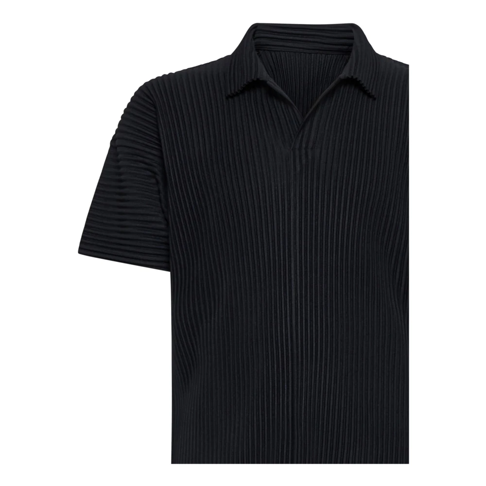 Issey Miyake Zwarte T-shirts en Polos Black Heren