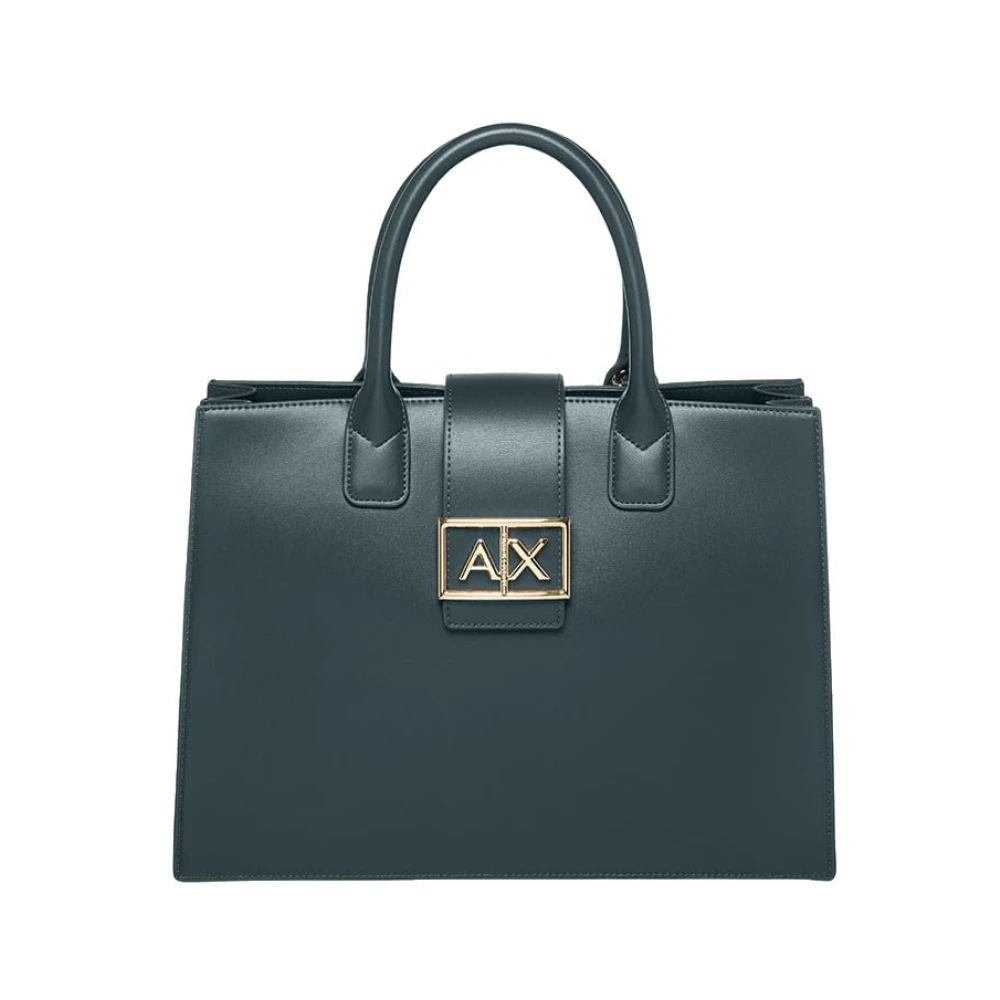 Armani Exchange Women's Green Shopping Bag