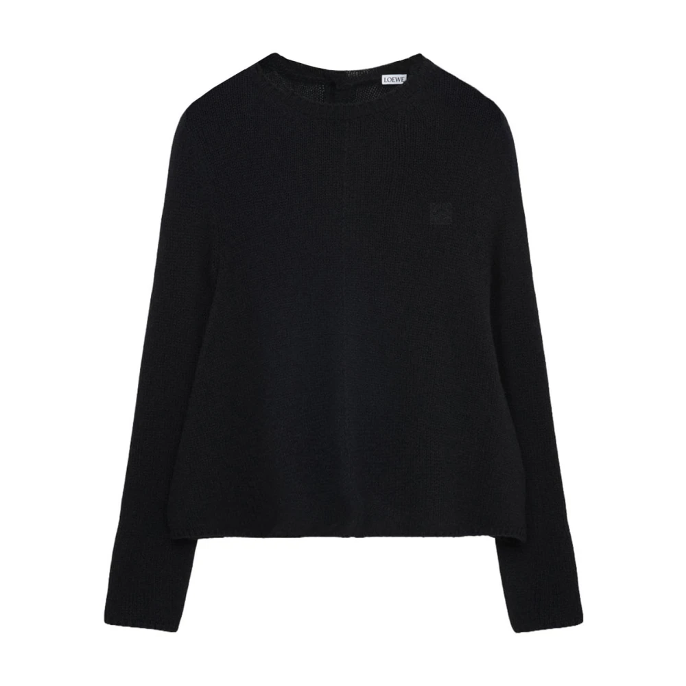 Loewe Women's Black Jumper - Round-Neck Knitwear - S - Knitwear