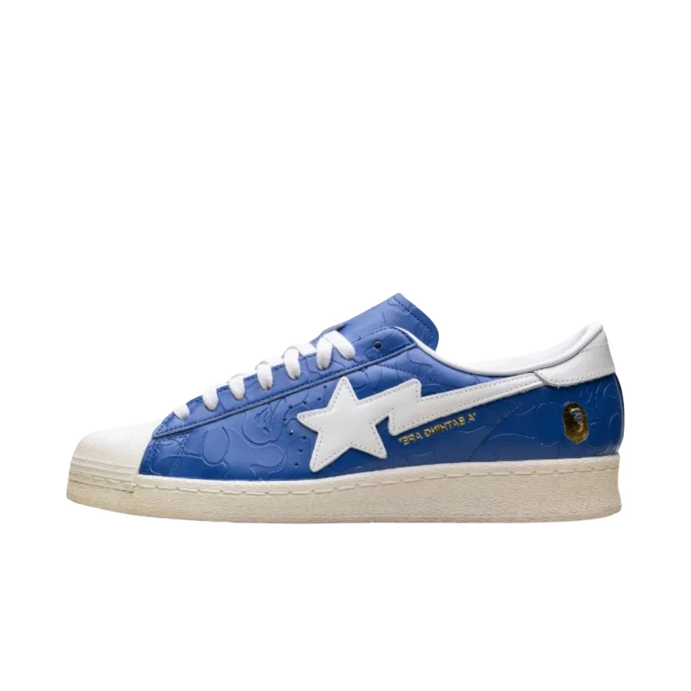 A Bathing APE Superstar Vintage Heren Schoenen Blauw