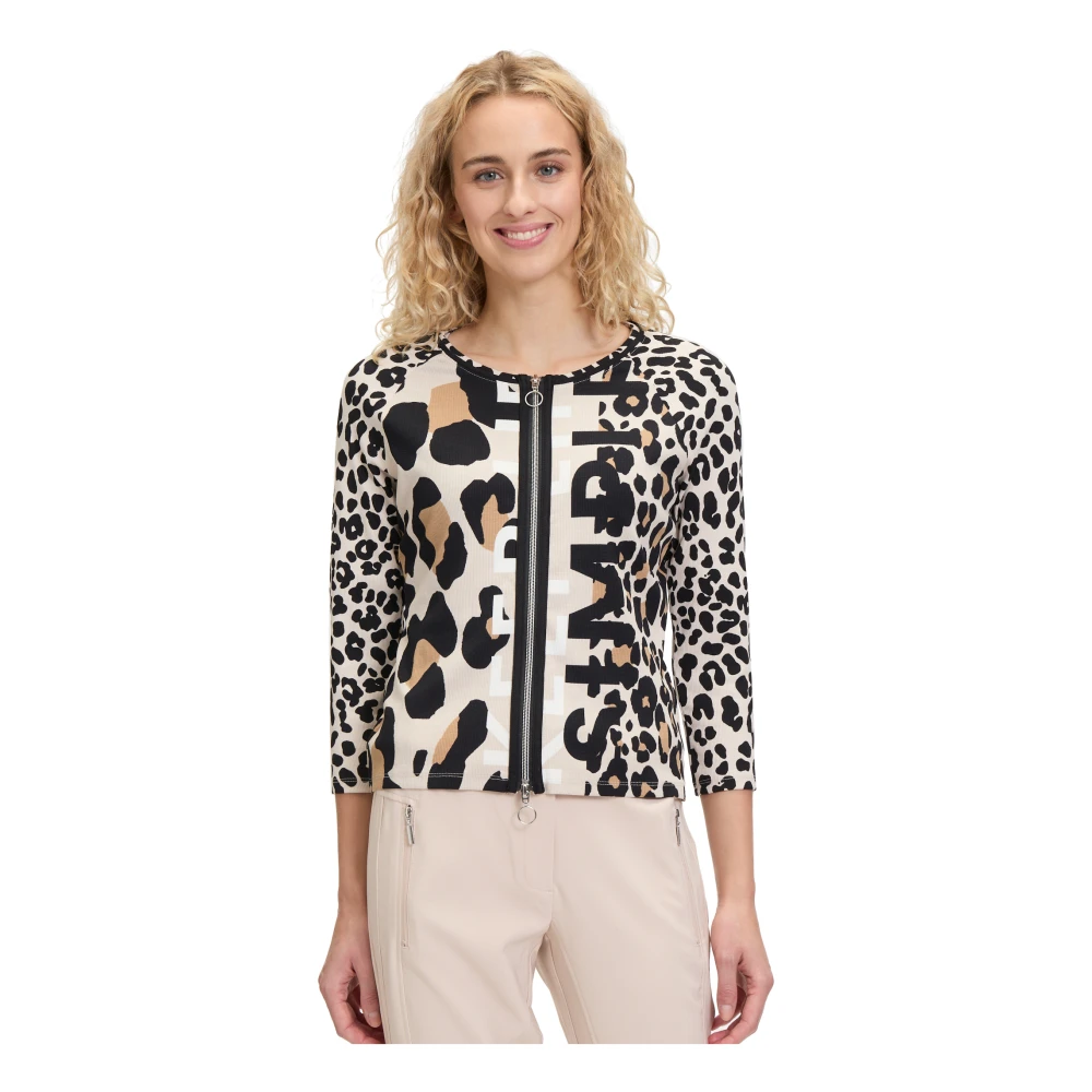 Betty Barclay Dierenprint Ritssluiting Shirtjas Multicolor Dames