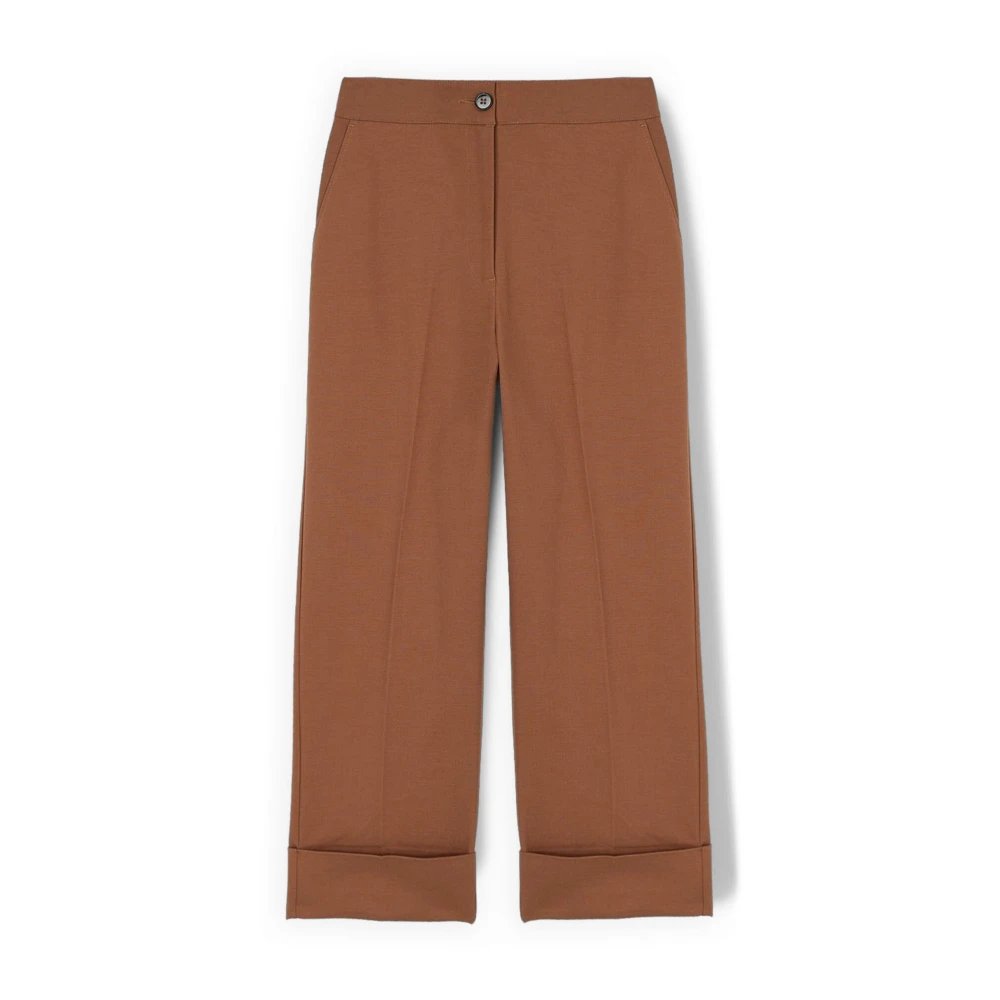 Motivi Donna Marrone - Pantaloni A Gamba Larga - Trousers - 2XL