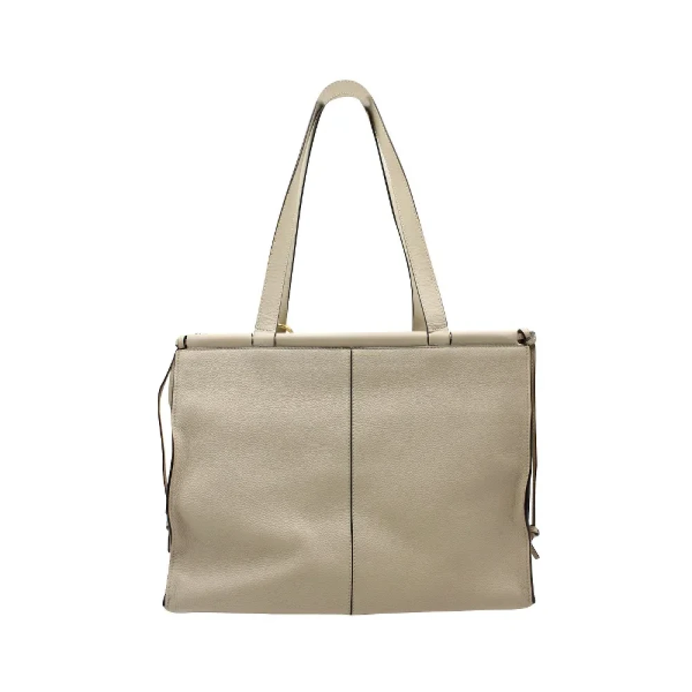 Loewe Pre-owned Leather shoulder-bags Beige Dames