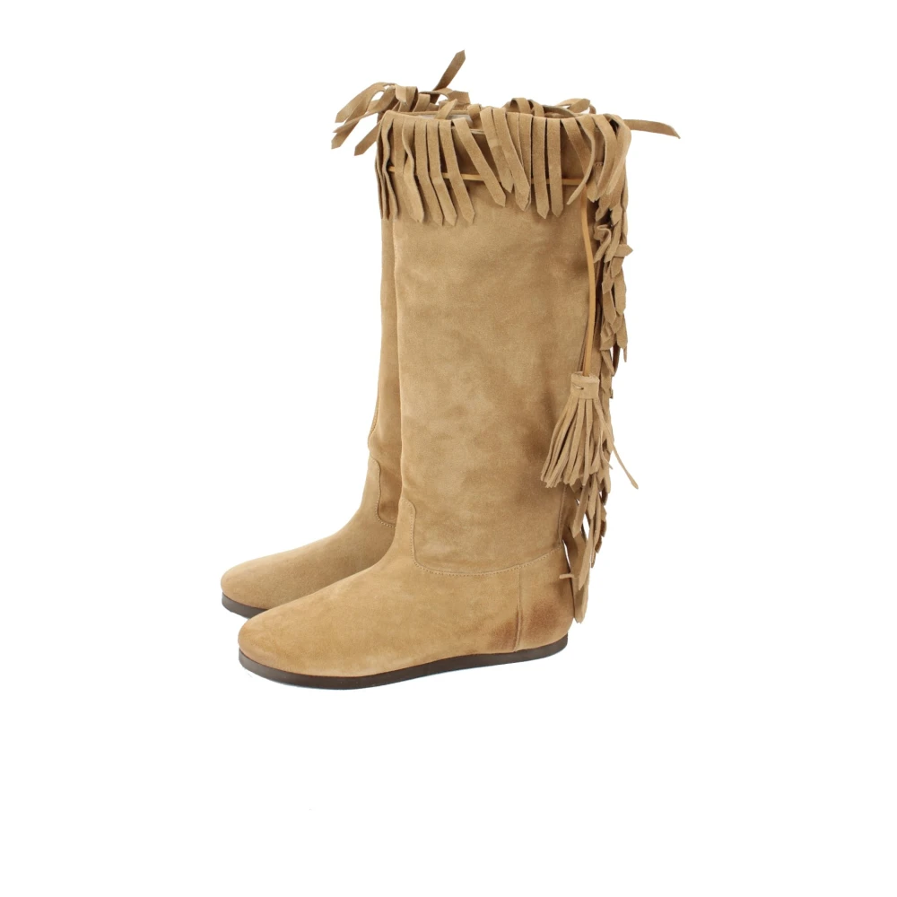 Twinset Women's Beige High Boots, 3 Uk, High Boots