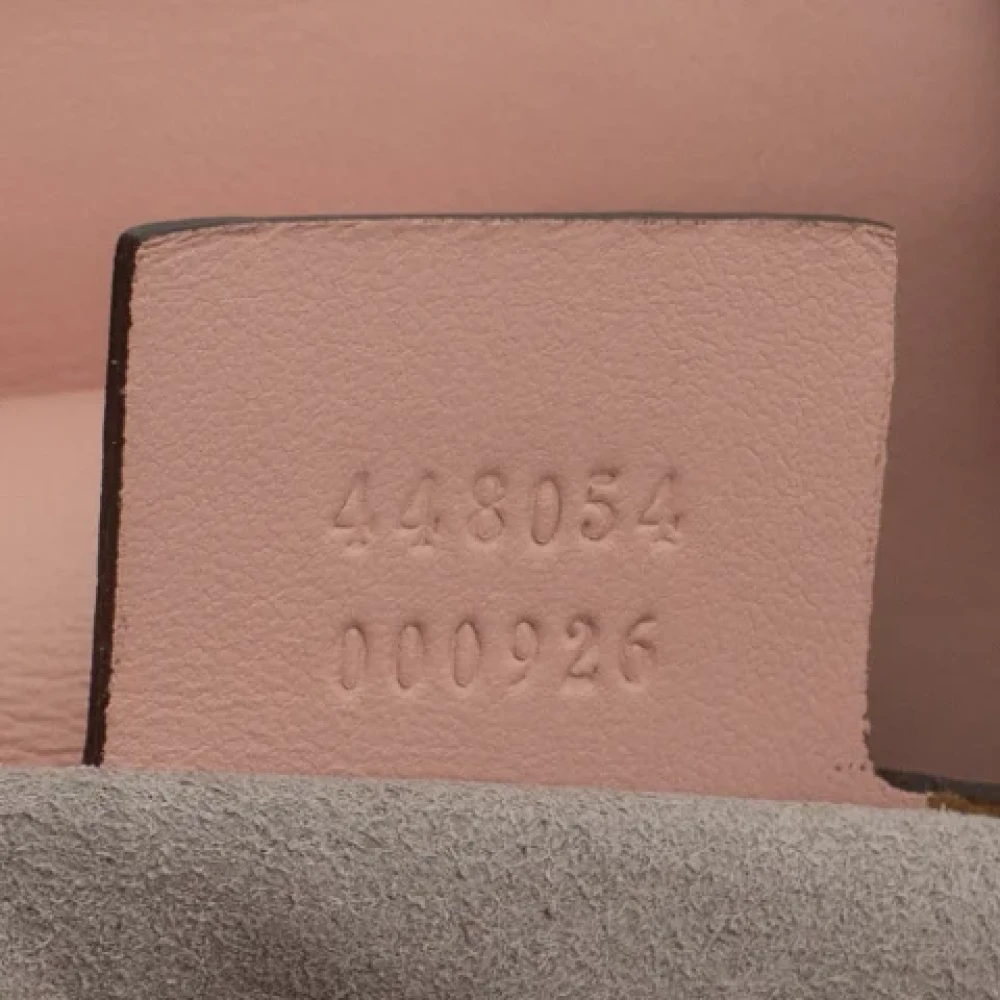 Gucci Vintage Pre-owned Leather gucci-bags Pink Dames