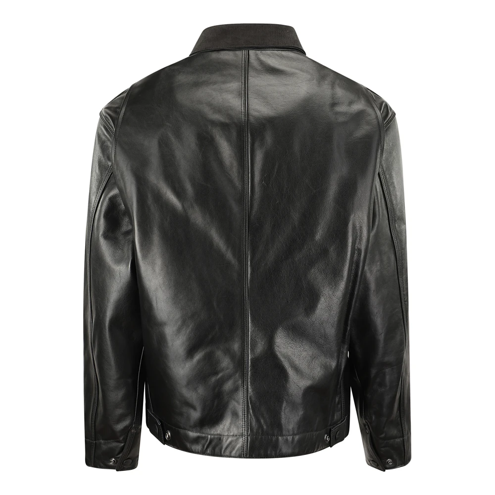 Junya Watanabe Logo Rits Jas Black Heren