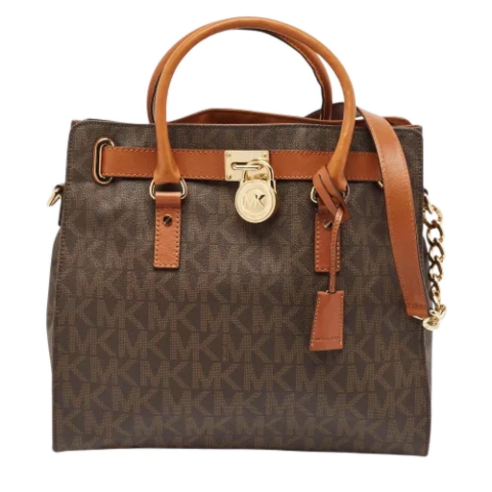 Michael Kors Pre-owned Canvas handbags Brown Dames