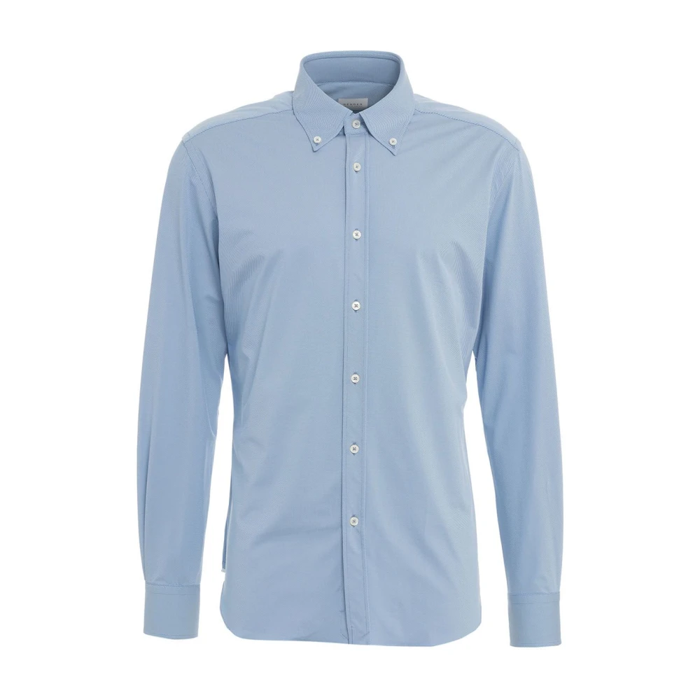 Gender Actief textiel Tailor shirt met 3D stretch Blue Heren