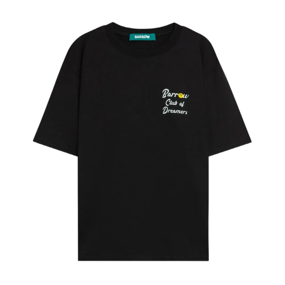 Barrow Black T-Shirts, Male, M, Jersey T-Shirt
