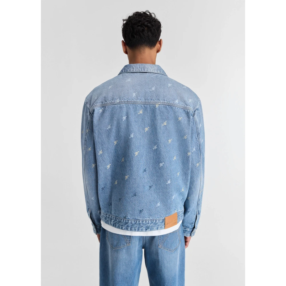 Axel Arigato Signature A Overshirt Blue Heren