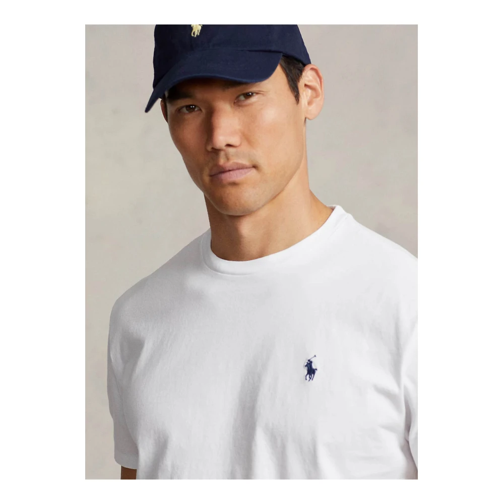 Ralph Lauren Korte Mouw Custom T-Shirt White Heren