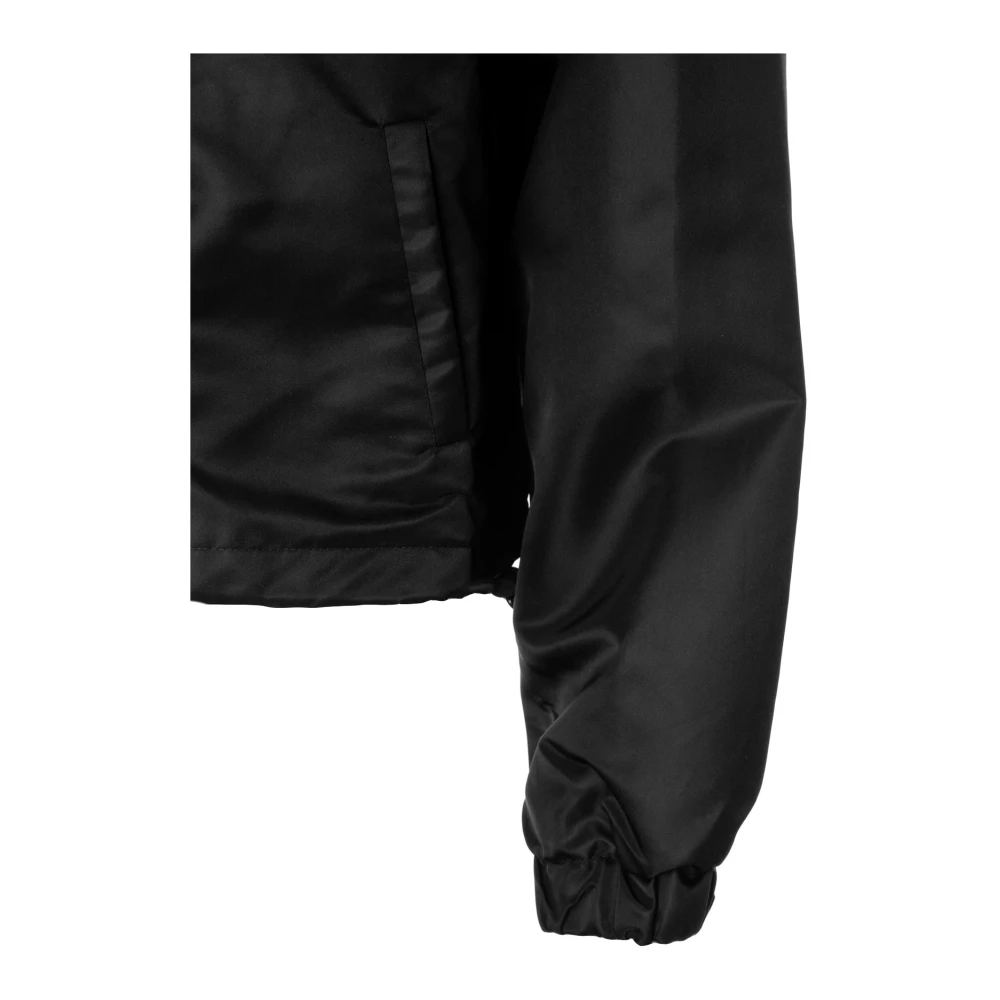 Sporty & Rich Hardloop windjack met rubberen logo Black Dames