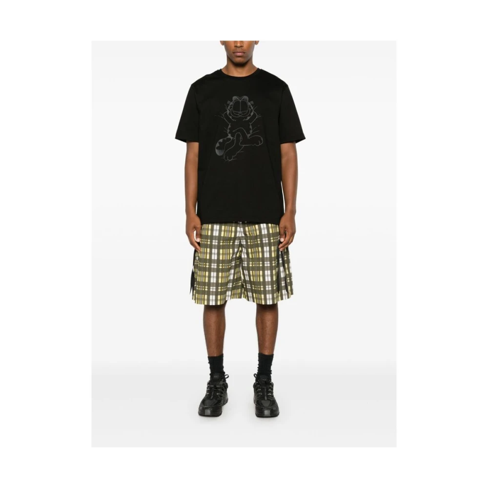 Iceberg Garfield Print Crew Neck T-shirt Black Heren