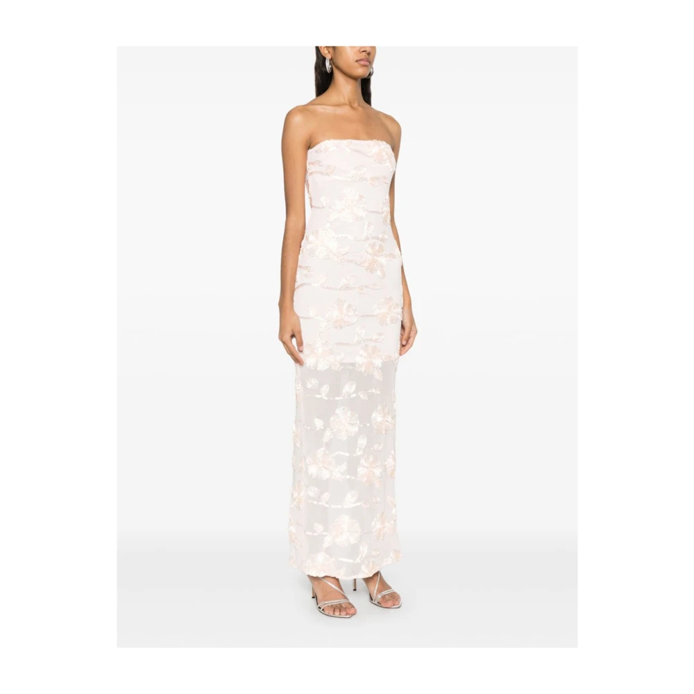 Rotate Birger Christensen Elegante Rosa Jurk voor Vrouwen Pink Dames