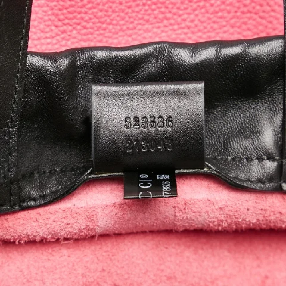 Gucci Vintage Pre-owned Leather backpacks Pink Dames