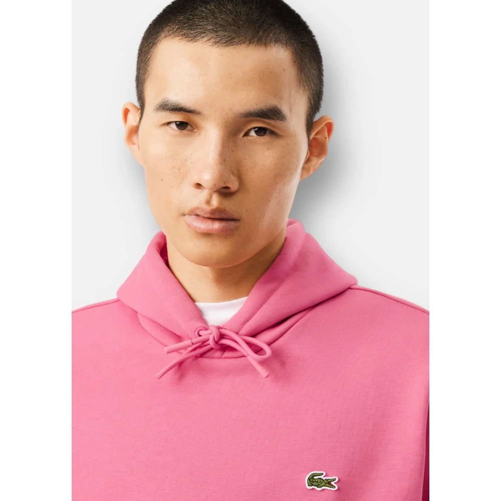 Lacoste Iconische Hoodie Pink Heren