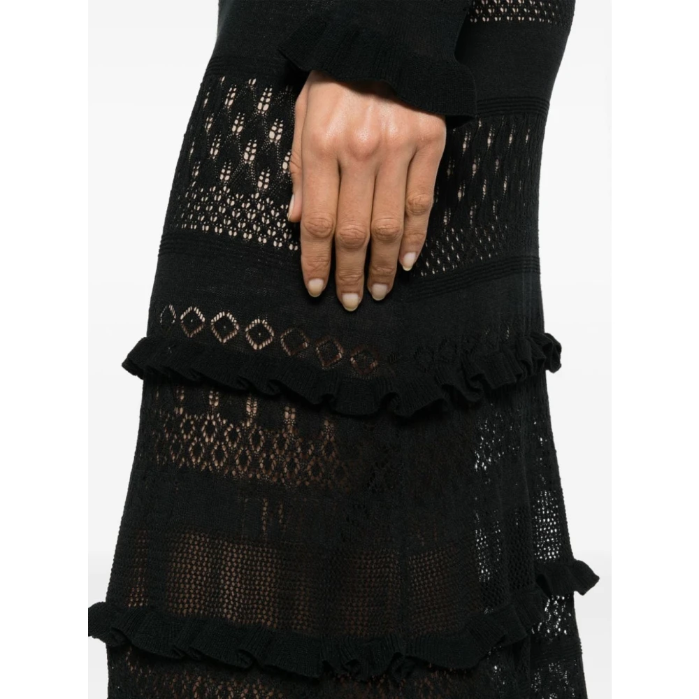 Twinset Dresses Black Dames