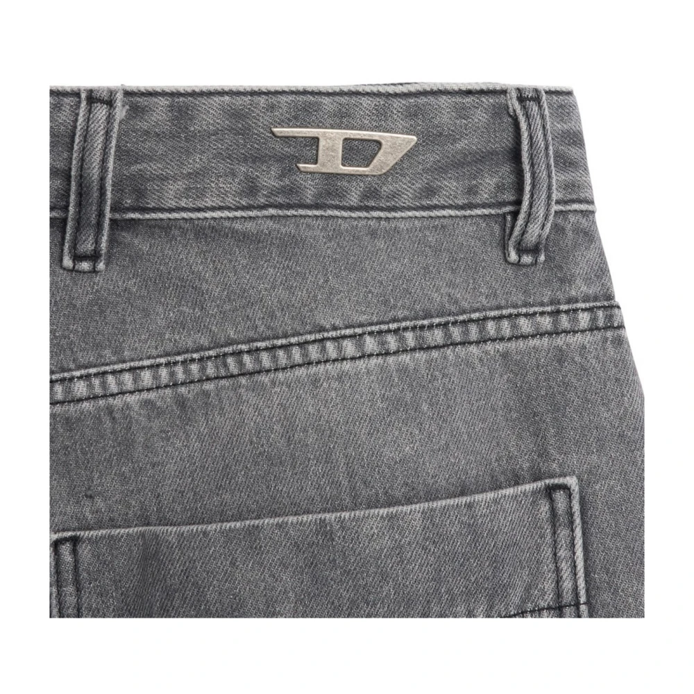 Diesel Cargo Baggy Jeans Urban Stijl Gray Dames