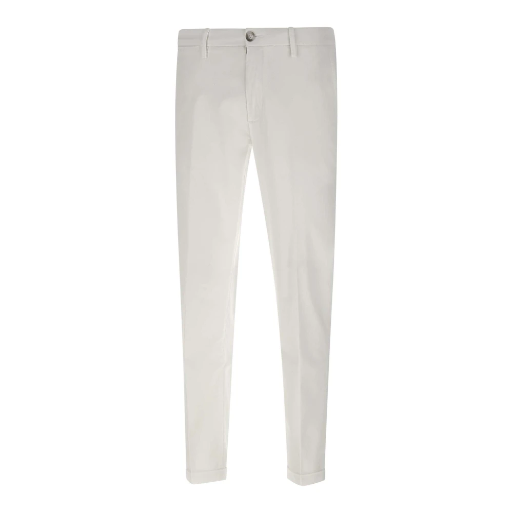 Re-Hash Men's White Chinos, W33, Mucha Chinos
