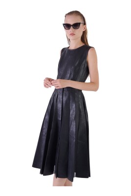 robe-midi-effet-cuir
