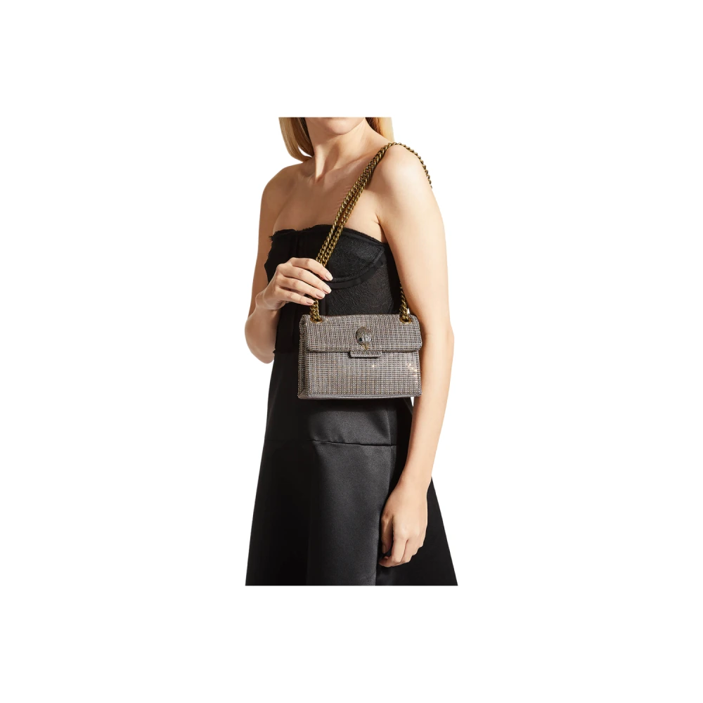 Kurt Geiger Beige Mini Kensington V Handtas Beige Dames