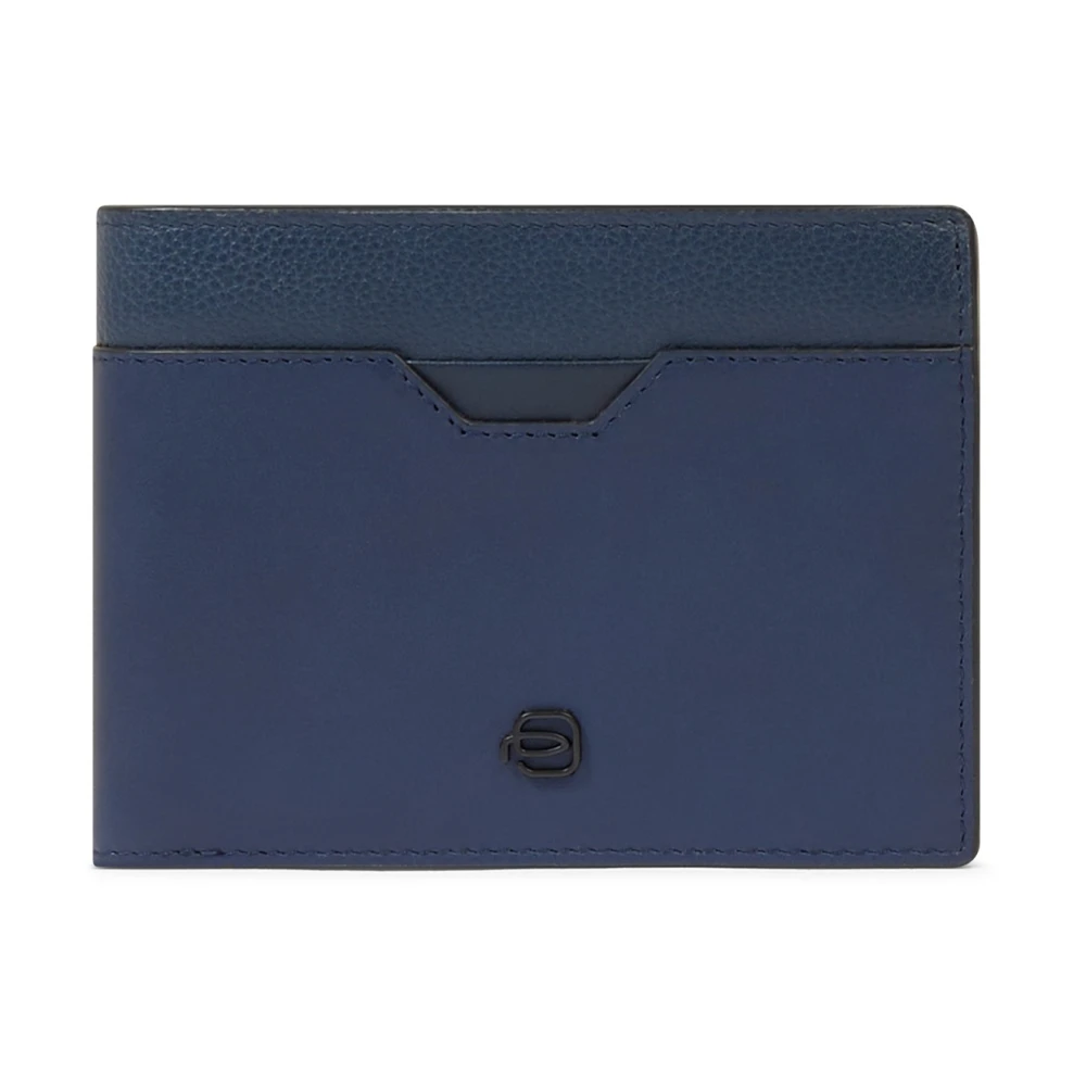 Piquadro Men's Blue Wallets & Cardholders, One Size, Wallet With Coin Pocket