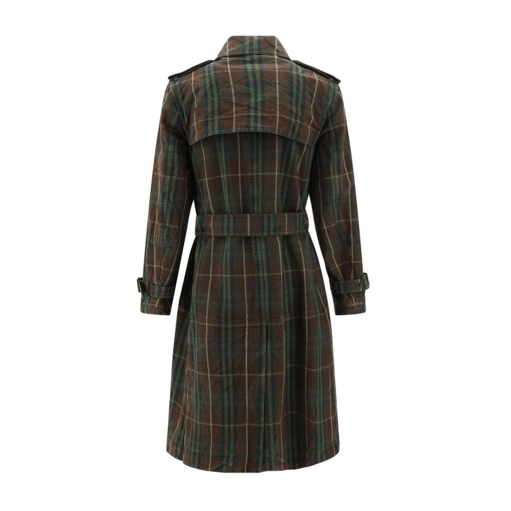 Burberry Klassieke Katoenen Trenchjas Green Heren
