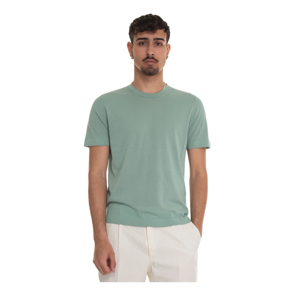 Hindustrie Crepe Jersey T-shirt Green Heren
