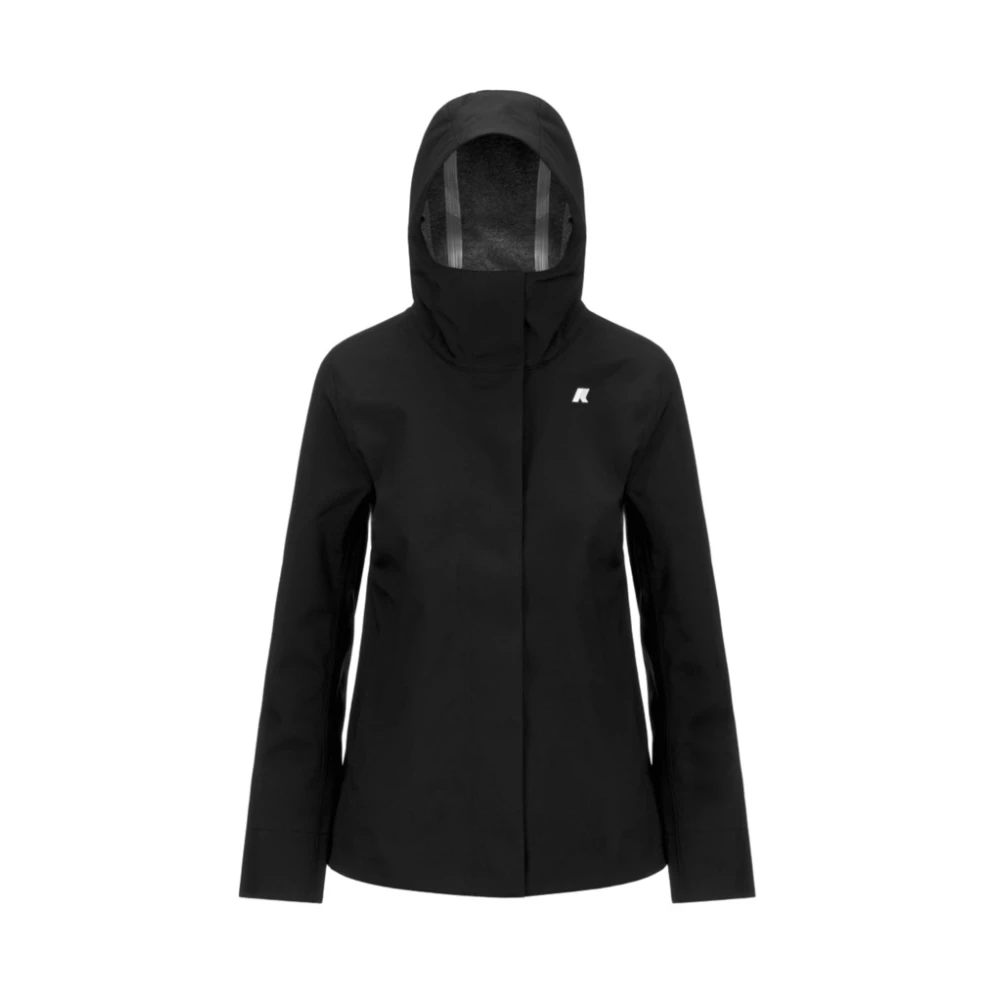 K-Way Damen Schwarz Jacken, K, Mgröße:
