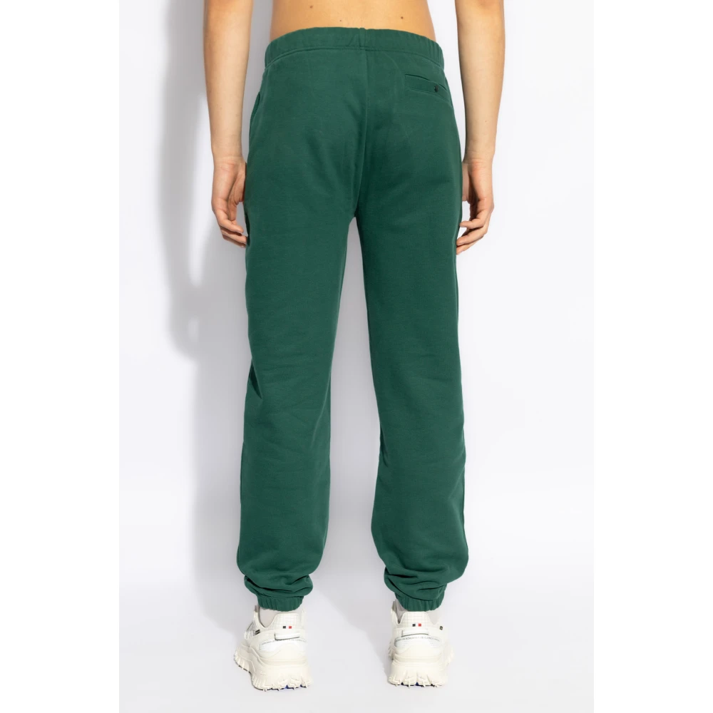 Moncler Sweatpants met logo Green Heren