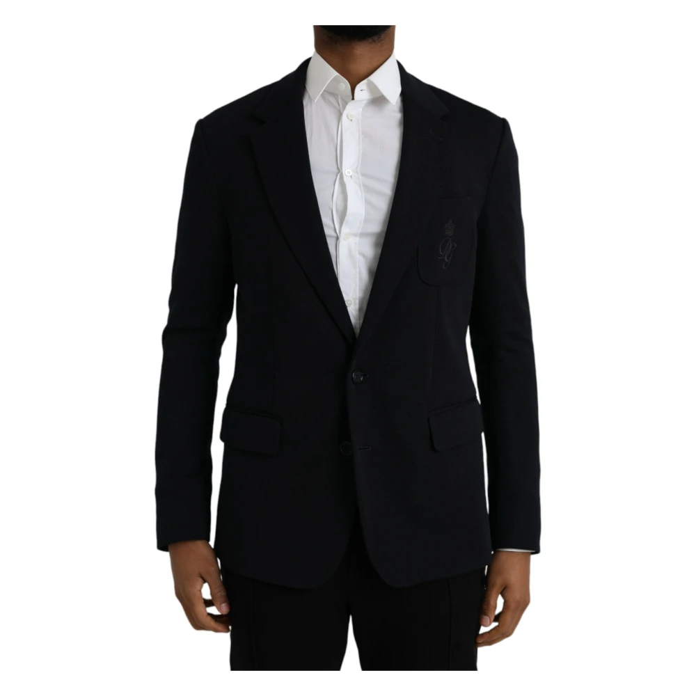 Dolce & Gabbana Men's Black Single Breasted Blazer - Blazers - Xs - Jackets