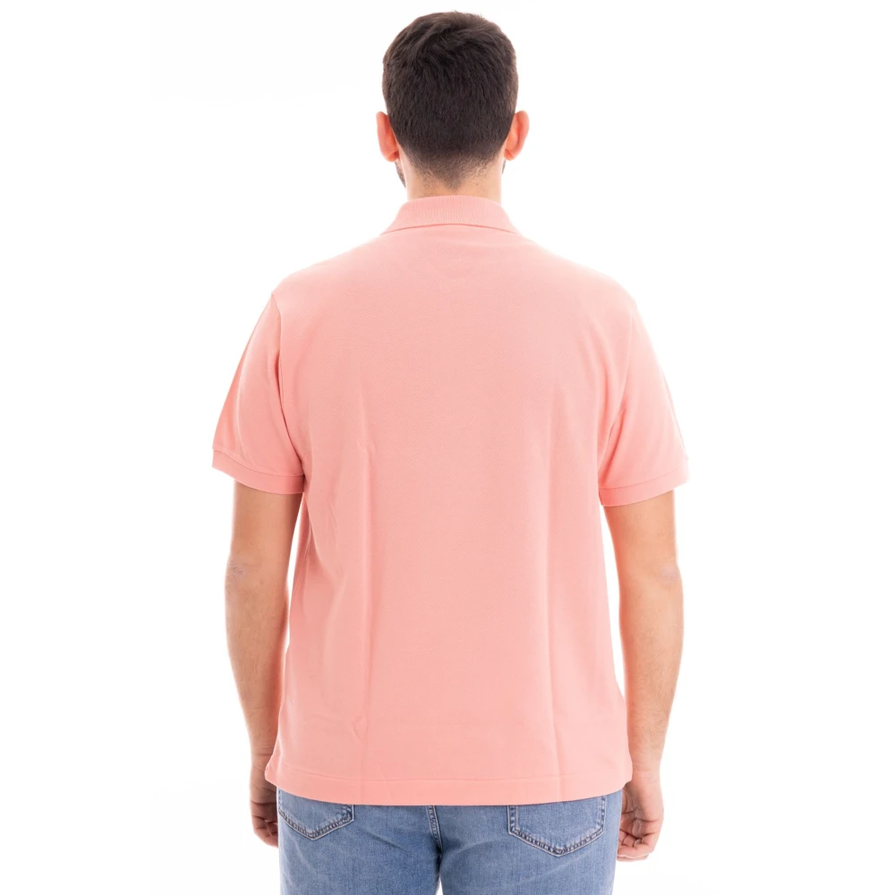 Lacoste Polo Shirt Korte Mouw Pink Heren